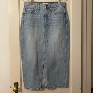 Madewell Jean Pencil Skirt